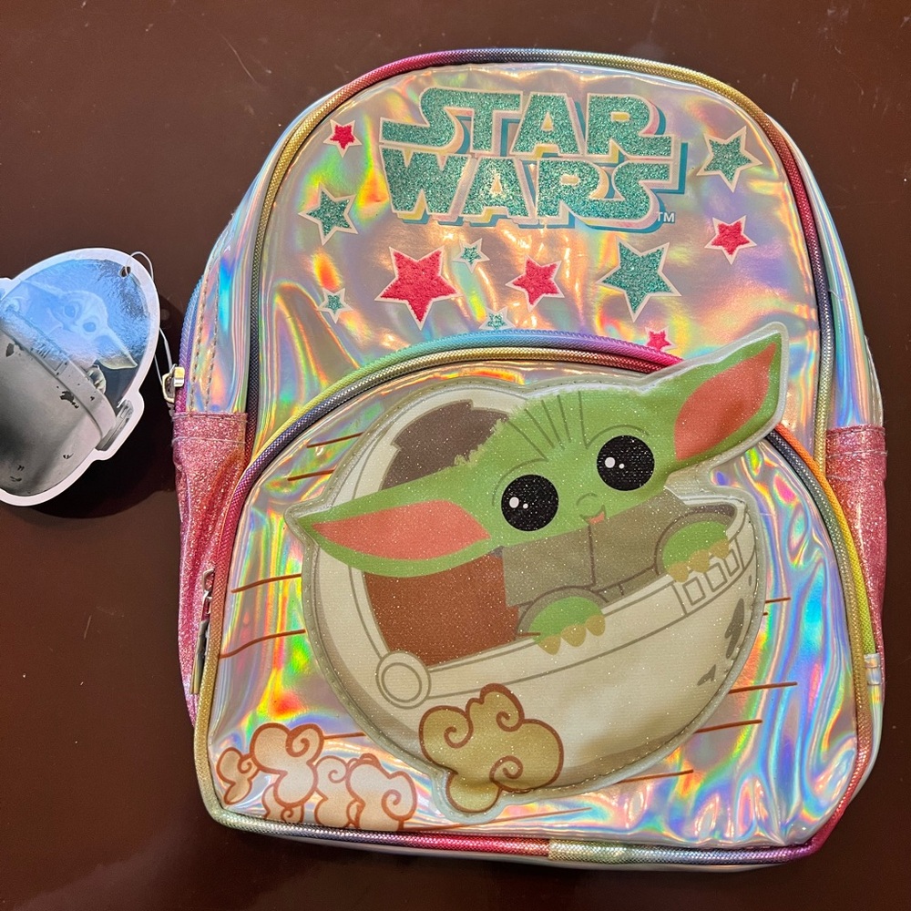 Kids Grogu Baby Yoda Star Wars Backpack Purse